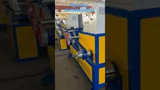 PVC layflat hose production line commissioning #hose #extruder #machine #factory