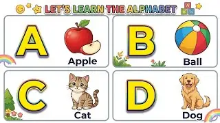 A to Z Alphabets for Kids | ABC Learning with Pictures | Fun Alphabet Video for Children