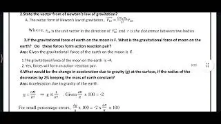 AP intermediate 1st year physics 2 marks imp questions part 2