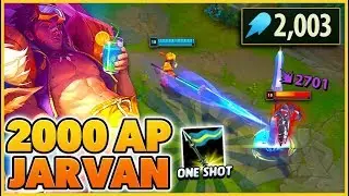 How to KILL someone with ONLY a  FLAG (2,003 AP JARVEN) - BunnyFuFuu | League of Legends