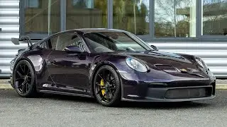 2021 Porsche 911 (992.1) GT3 - Paint To Sample Viola Metallic - Walkaround 4K