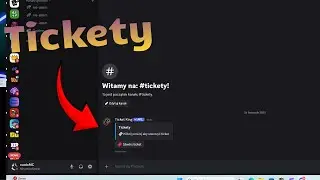 🎟️Jak zrobić tickety na swoim serwerze discord w 5 minut!!!
