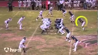 Aggressive LB 2015 Tre Blair of Bishop Dunne HS!