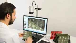 LINTECH : syst&egrave;me microscope num&eacute;rique 4K Overlay Assisted Inspection (OAI)