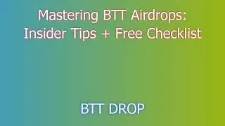 Grab BTT Airdrop for Free | Learn How to Swap or Sell BTT Airdrop