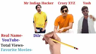 Mr Indian Hacker Vs Carzy XYZ Vs Yash Ke Experiments-Lifestyle,Youtube,Total Video