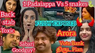 Bigboss tamil Gana Vinod Targeted by Aurora Sandra Vikram Sabari  #bbtamil #bigbosstamil #ganavinoth