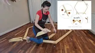 Wedding Arch DIY Hexagon How to do it. (HAHD)Heavy Duty WeddArch