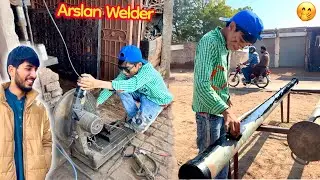 Arslan Ko Welder Ky Kam Py lga Diya 😎 Arslan Welder 🧑‍🏭 