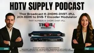 Thor Broadcast H-2HDMI-DVBT-IPLL 2Ch HDMI to DVB-T Encoder Modulator