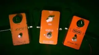 MXR Phase90 M101 vs Valco Black Hole Phaser vs 1974's BUD BOX