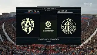 Levante Vs Getafe Laliga Match Full HD Gameplay.