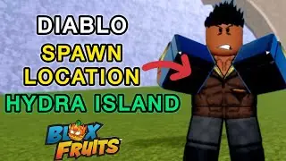 🔥 All Diablo Spawn Locations in Hydra Island | Blox Fruits Elite Pirate Guide!