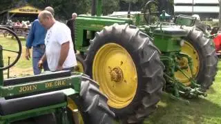 Tractors at Heritage Day on Salt Spring Island BC