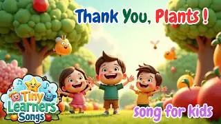 Thank You, Plants! 🌱 | Educational Kids Song About Nature & Environment | Tiny Learners Songs
