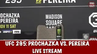 UFC 295: Prochazka vs. Periera Media Day Live Stream