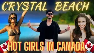 CRYSTAL BEACH 🇨🇦TORONTO || HOT GIRLS OF CANADA 😁 || JAYRAJ TRIVEDI