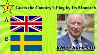 Guess the Country by Its Monarch! | Fun Flag Quiz Game