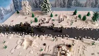 Lego US Army patrol Jan 1945 Ardenne forest, #shorts