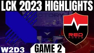 DRX vs NS Highlights Game 2 LCK 2023 Spring Season W2D3 DRX vs Nongshim RedForce