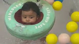 Baby Swim Floating Fun #swimming #pool #toddlers #swimmingpool #lessons #learning #fun #floating