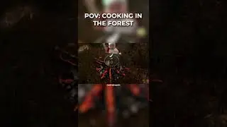 POV: Cooking in The Forest #shorts