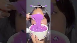 Expensive purple wax🤯💸⁉️ #skincare #glowingskin #youtubeshorts #trending #wax #viral #beautytips