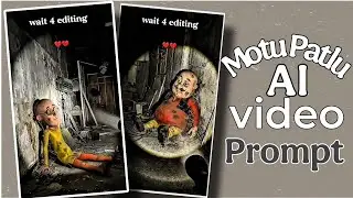 Instagram Trending Motu Patlu Ai Video Editing | Old Cartoon Character Horror Torch Ai Video tutoria
