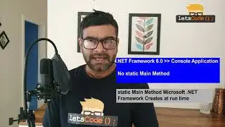 No Main Method in .NET Framework 6.0 Console App
