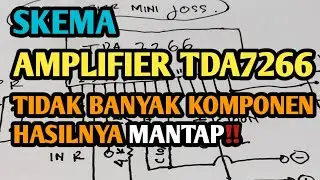 WOW‼️amplifier tda7266-tidak banyak komponen hasil mantap bass gler@sipoo tv