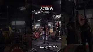 375kg deadlift looking like an empty bar for Nonso Chinye #crazy #strong