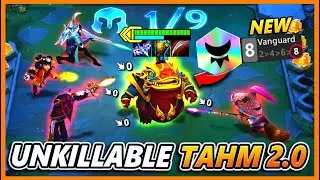 UNKILLABLE Tahm Kench 2.0 (99% DAMAGE REDUCTION) - BunnyFuFuu | Teamfight Tactics | SET 4