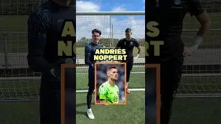 Can I SCORE 🆚 ANDRIES NOPPERT❓👀 #goalkeeper #goalkeepertraining