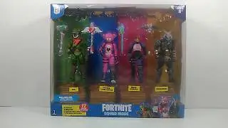 Fortnite Toys Fortnite Squad Mode 4 Pack Review! Plus 1 LOOT Chest!