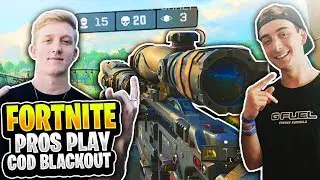 FORTNITE PROS PLAY COD BLACKOUT! 20 KILL GAME