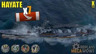 Hayate 7 Kills & 176k Damage | World of Warships Gameplay