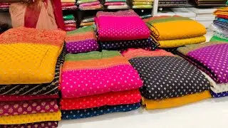 Banarasi Pure Crepe Georgette Saree Wholesale Price