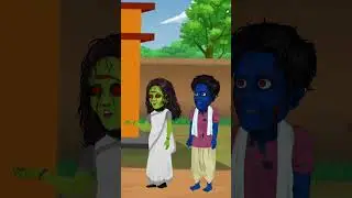 Dono bhoot ne Chotu bhoot ki car chin li 😱👻🚗 #shortfeed #cartoon #animation #bhoot #funnyshorts