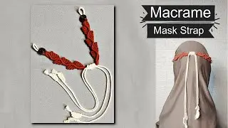 DIY Macrame Mask Strap Necklace 2 in 1 | Tutorial Membuat Kalung Masker Menggunakan Tali