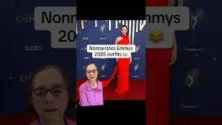 Nonna rates Emmys 2025 outfits 😂 #fashion #celebrity