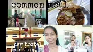 Common meal // new hostel building 🏢// #hostellife //#community //#cooking 