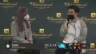 (ENsub&中文)Ti10 [IG.Emo] interview//TI10胜者组IG.emo赛后采访