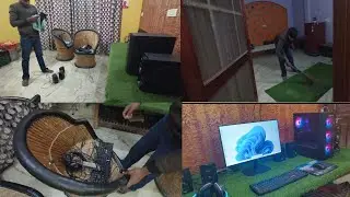 Finally aaj maine apne gaming setup ki proper safai kar hi di 😱🔥