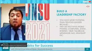 NA University on Leadership by Diamond Rana