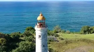 Barbados Harrisons Point Lighthouse Dronie