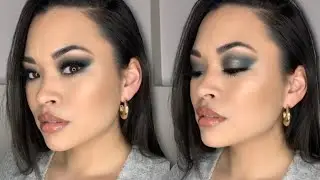 MORPHE 35V STUNNING VIBES PALETTE | Green Smokey Eye Look