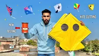 New Manjha Testing 🔥 Lohri 2025 😍 Kite Flying 🤩 Patang Ki Video | Yogesh 01