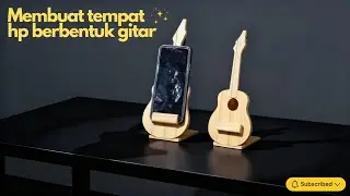 Diy, sandaran HP unik,kerajinan tangan dari bambu