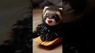 webbed ferrets #ferret #water #flippers #aigenerated #shorts