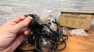 addlon 50FT LED Outdoor String Lights with Edison Shatterproof Bulbs Review